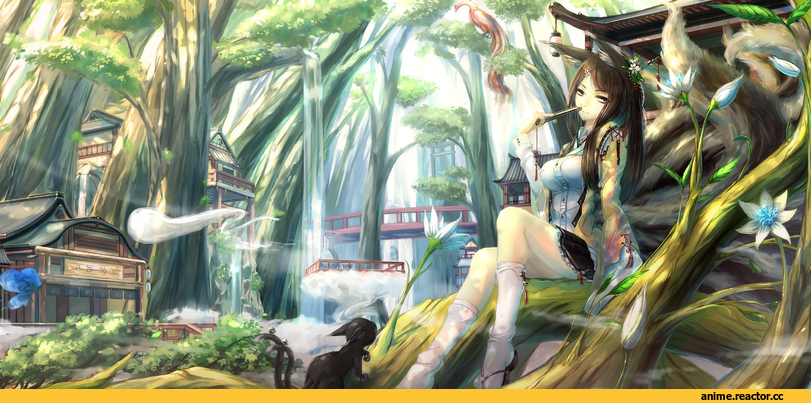 Animal Ears, Anime Original, Kitsune, Anime
