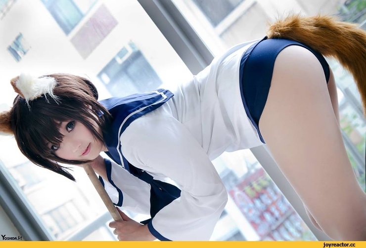 Anime Cosplay, Strike Witches, Yoshika Miyafuji, #Cosplay, разное, Kitsune, Animal Ears, Strike Witches (Anime), Anime