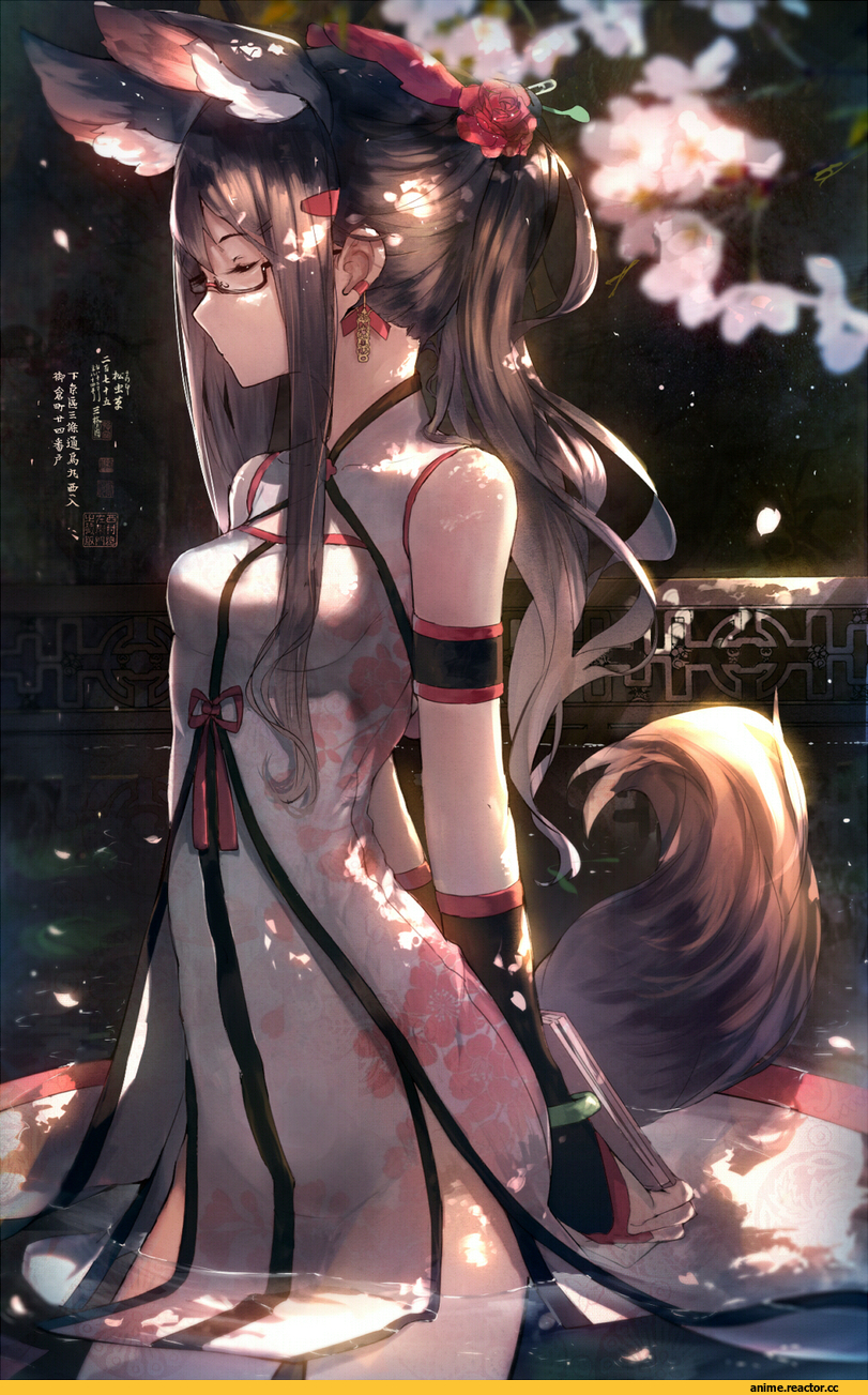 Anime Original, Megane, Animal Ears, hadean92, Anime