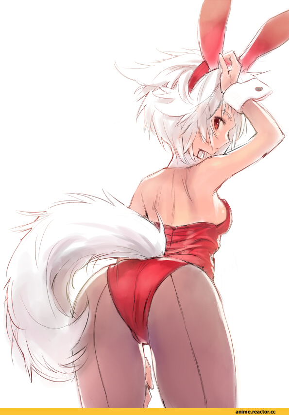 Inubashiri Momiji, Touhou Project, Matsuda (Matsukichi), Bunnysuit, Animal Ears, Anime