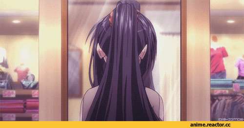 Уж не зомби ли это?, Animal Ears, anime gif, kore wa zombie desu ka?, nekomimi, Anime