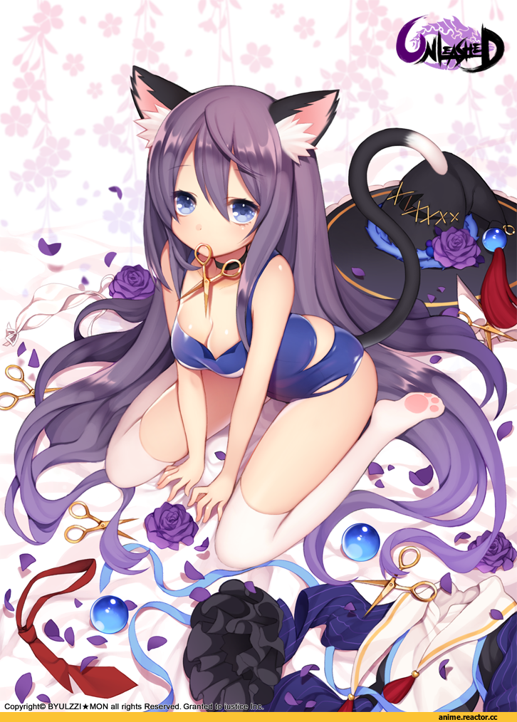 unleashed, Неко, Animal Ears, Anime