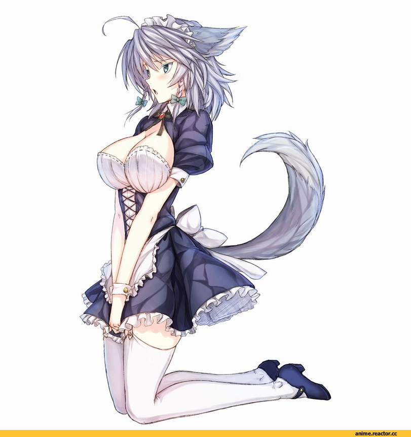 Izayoi Sakuya, Touhou Project, Animal Ears, Inumimi, Anime