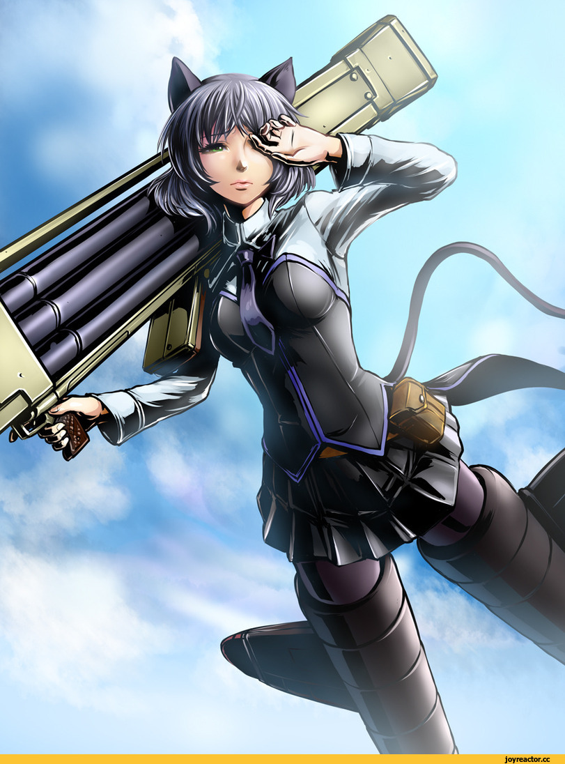 sanya v litvyak, Strike Witches, Неко, Animal Ears, Anime