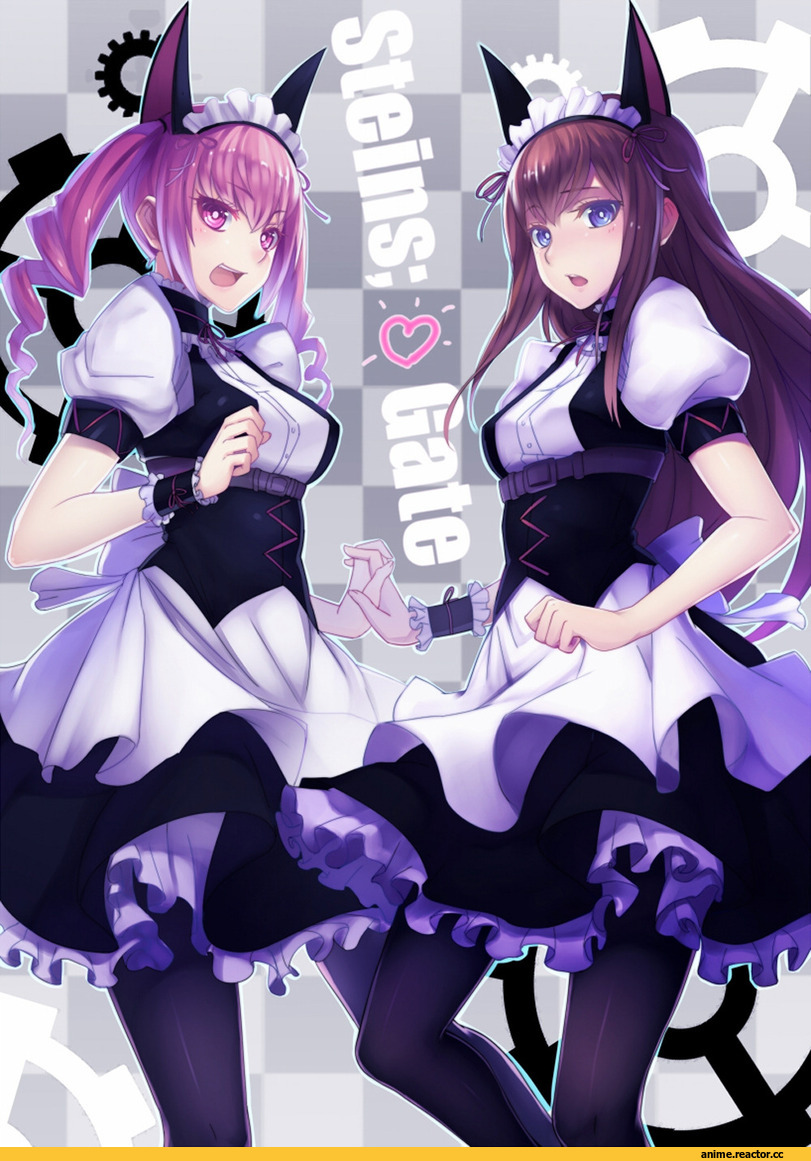 Makise Kurisu, Steins Gate, Faris Nyannyan, Animal Ears, nekomimi, Anime