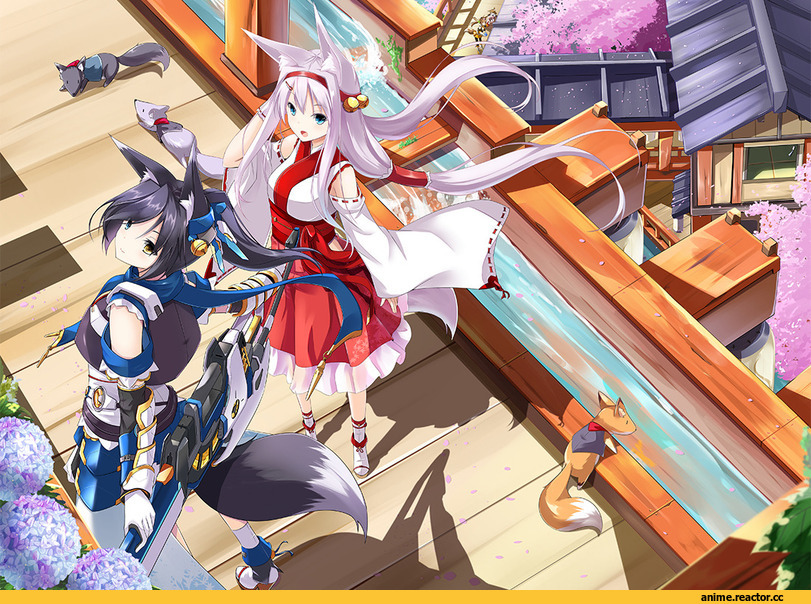 Anime Original, Animal Ears, Kitsune, Anime