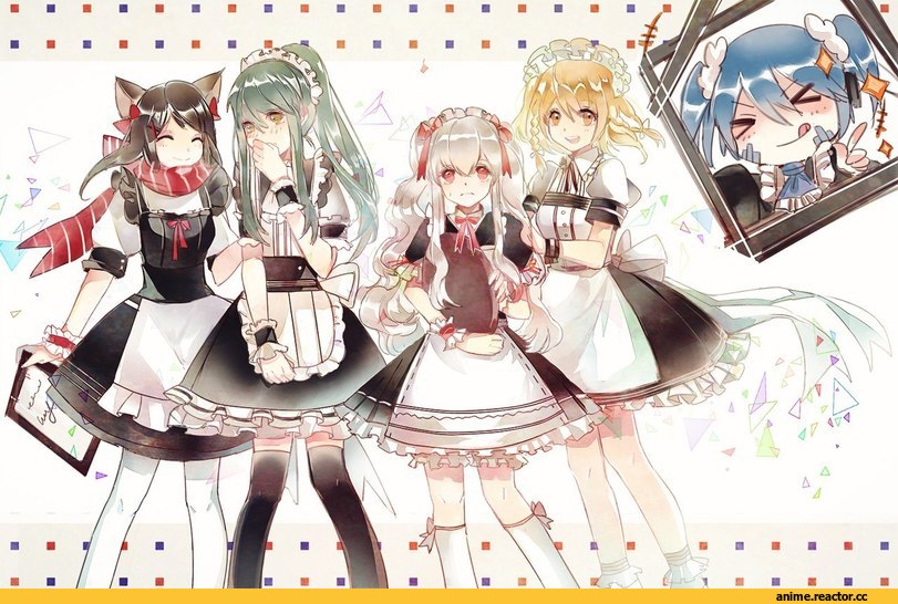 Ene, Kagerou Project, Vocaloid, Kido Tsubomi, Tateyama Ayano, Kisaragi Momo, Kozakura Mary, nekomimi, Animal Ears, Anime