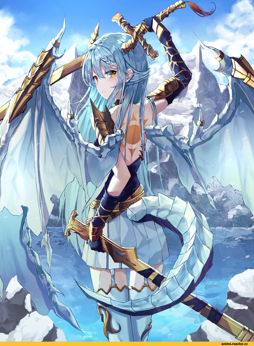 kerno, Anime Art, artist, AO, Dragon Girl (Anime), Monster Girl (Anime), Anime