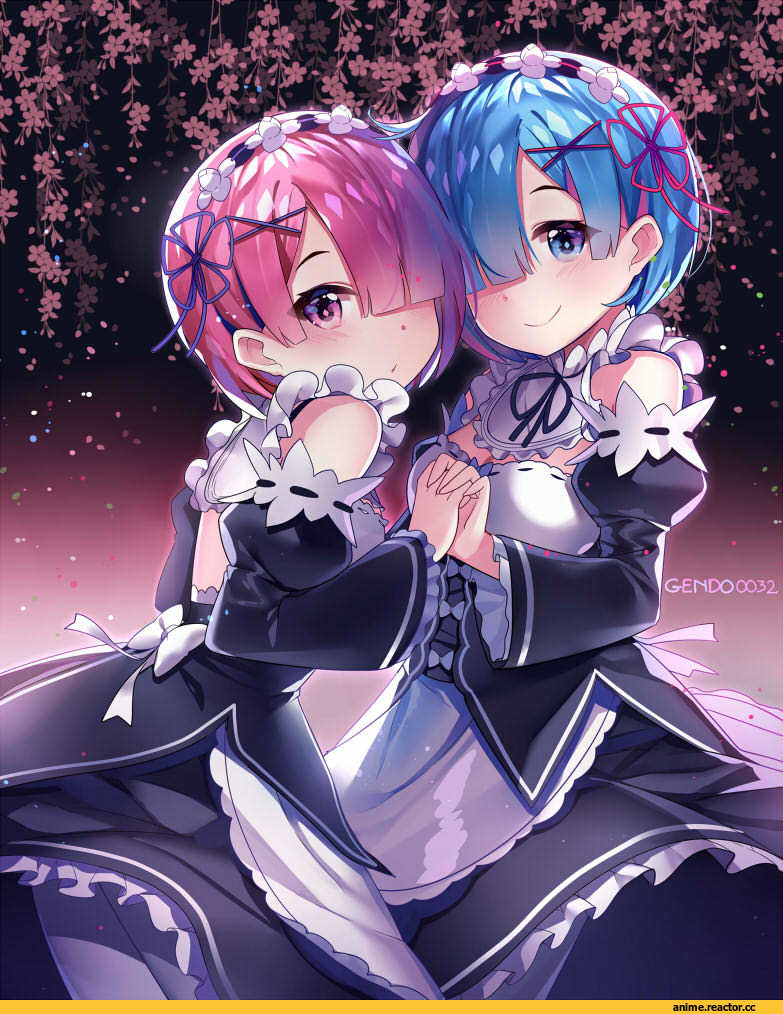 Ram (Re Zero), Re Zero Kara Hajimeru Isekai Seikatsu, Rem (re zero), Gendo0032, Anime