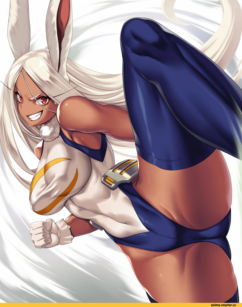 takanashi-a, artist, Anime Art, Anime Ero, Miruko (Boku no Hero Academia), Boku no Hero Academia, Usagimimi, Animal Ears, Anime