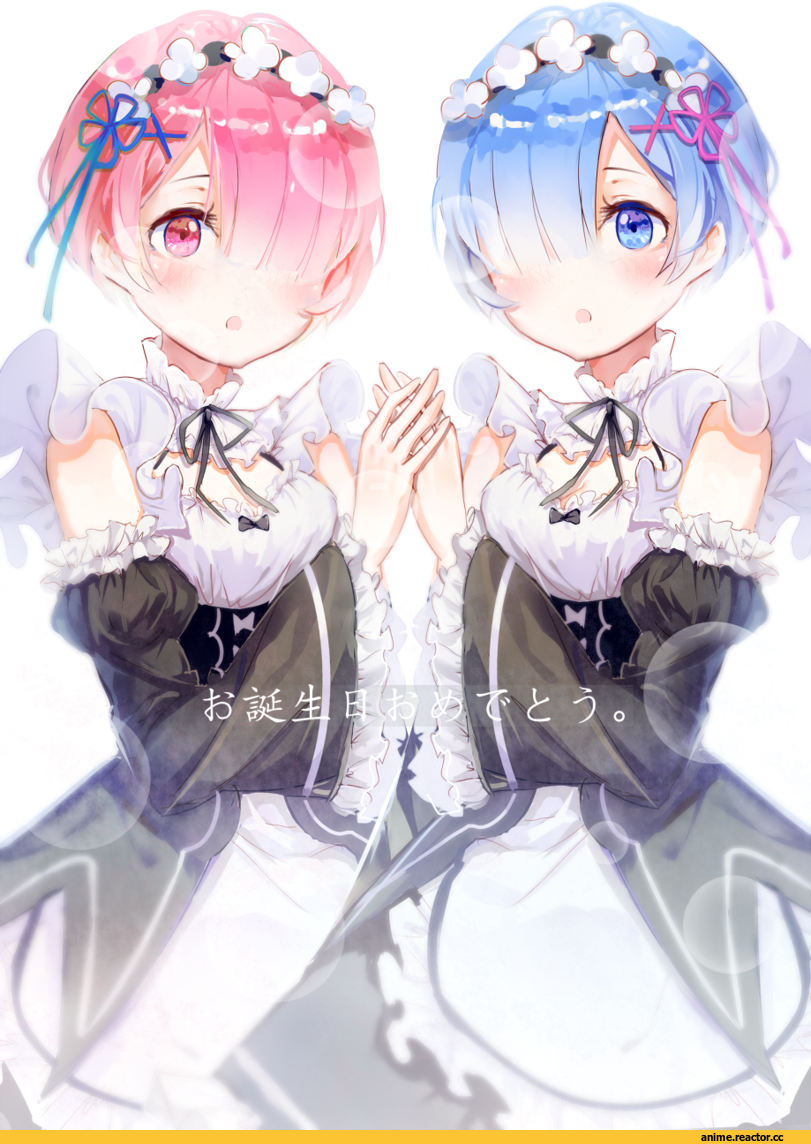 Rem (re zero), Re Zero Kara Hajimeru Isekai Seikatsu, Ram (Re Zero), Yao Zhu, Anime