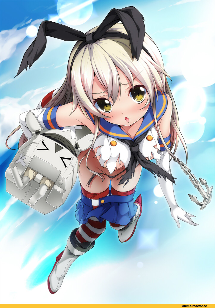 Kantai Collection, rensouhou-chan, Shimakaze, Anime