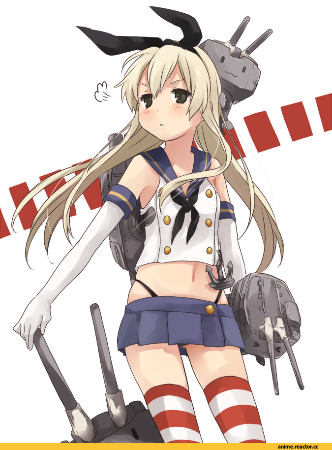 Kantai Collection, rensouhou-chan, Shimakaze, Anime