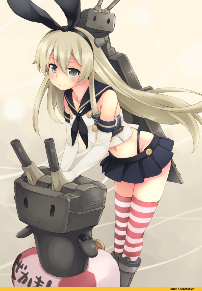 Kantai Collection, Shimakaze, rensouhou-chan, Anime
