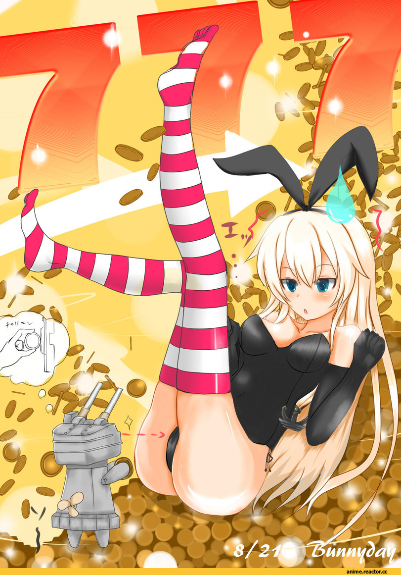 Kantai Collection, Shimakaze, панцу, Anime