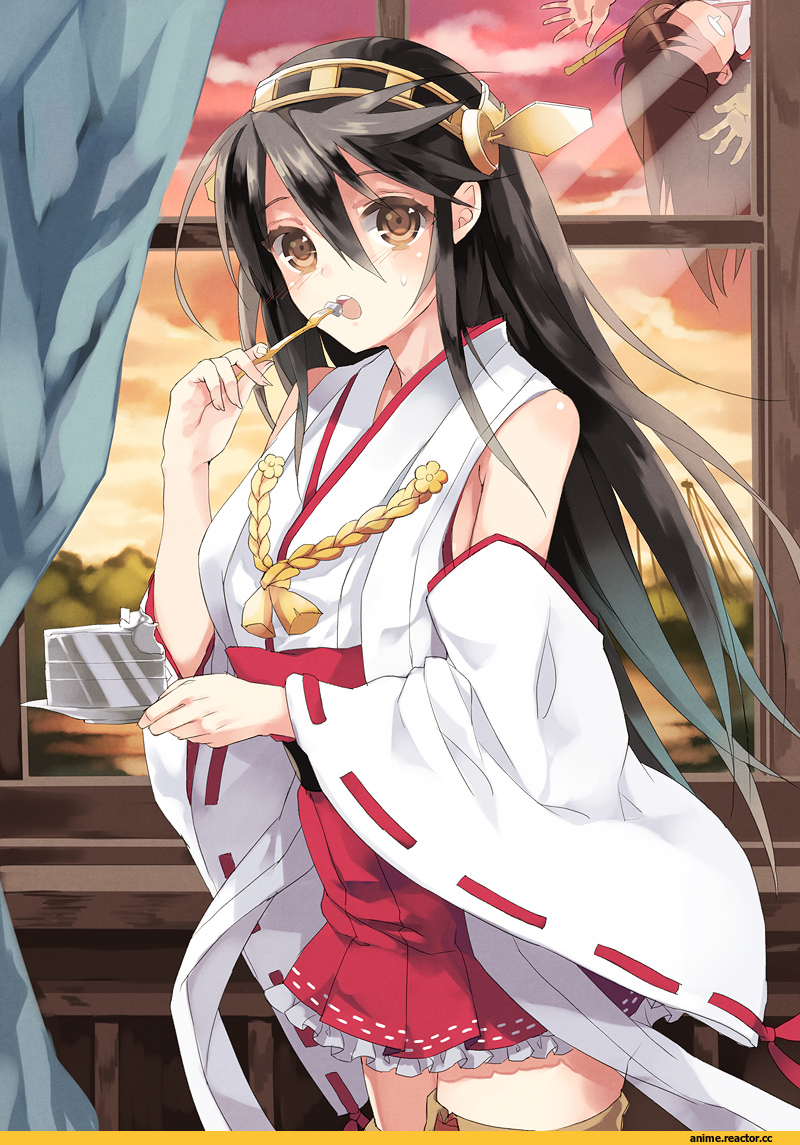 Kantai Collection, Akagi, haruna, Anime