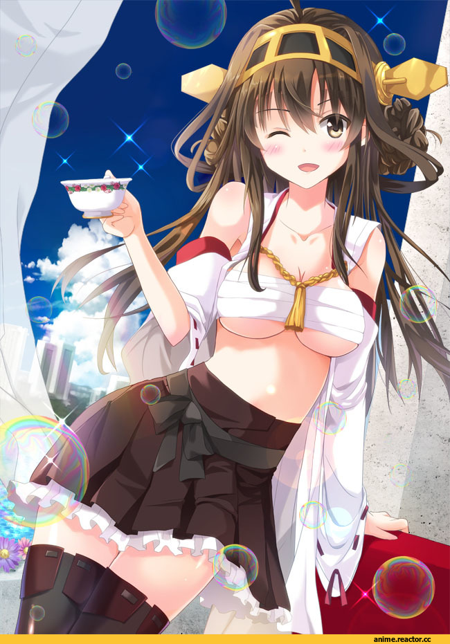 Kantai Collection, kongou, Anime