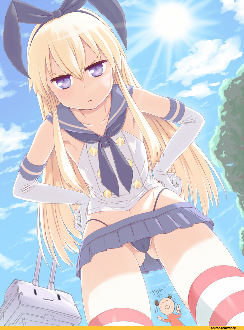 Kantai Collection, rensouhou-chan, Shimakaze, naka, Anime
