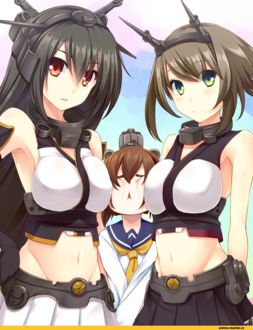 Kantai Collection, nagato, Mutsu, Yukikaze, Anime