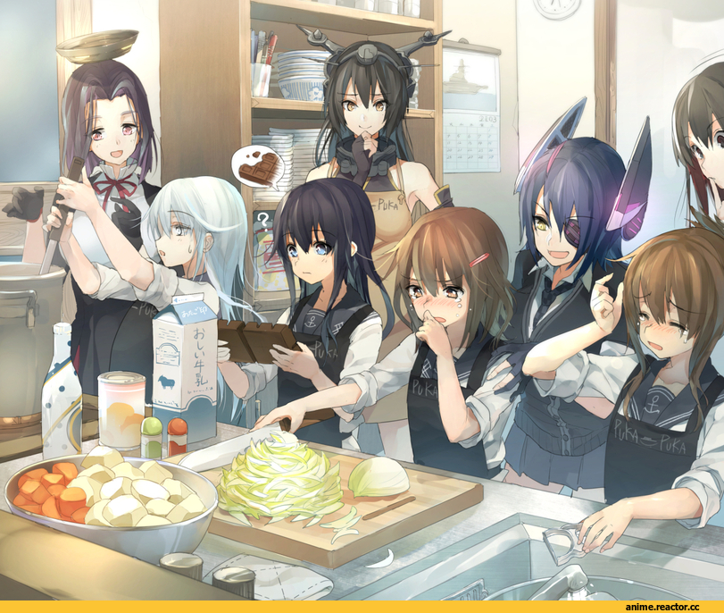 Kantai Collection, Tenryuu, Tatsuta, nagato, inazuma, Akatsuki, Ikazuchi, Anime