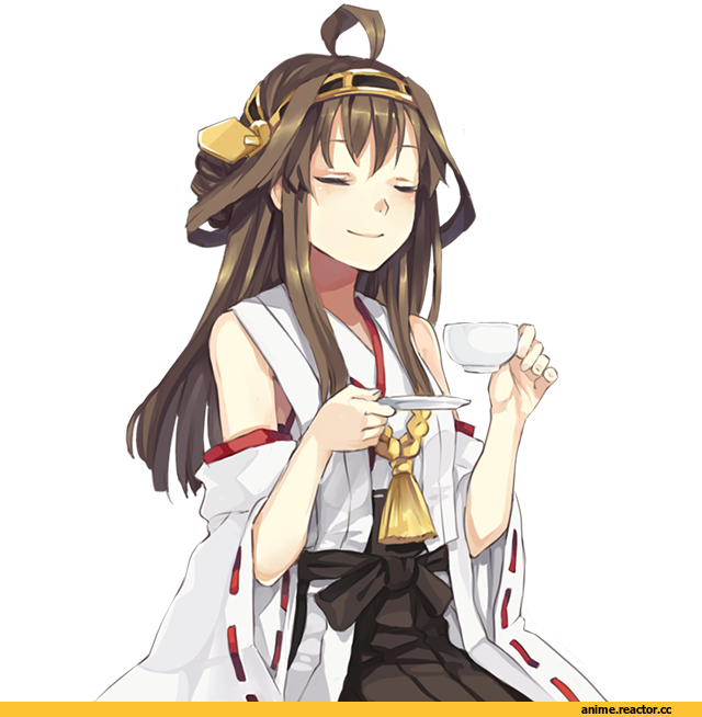 kongou, Kantai Collection, hao (patinnko), под катом еще, Yukata, Anime