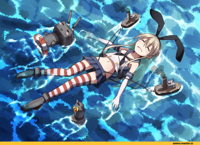 Kantai Collection, rensouhou-chan, Shimakaze, Anime