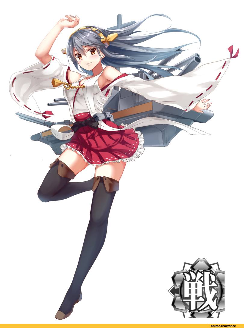 haruna, Kantai Collection, zi se, Anime