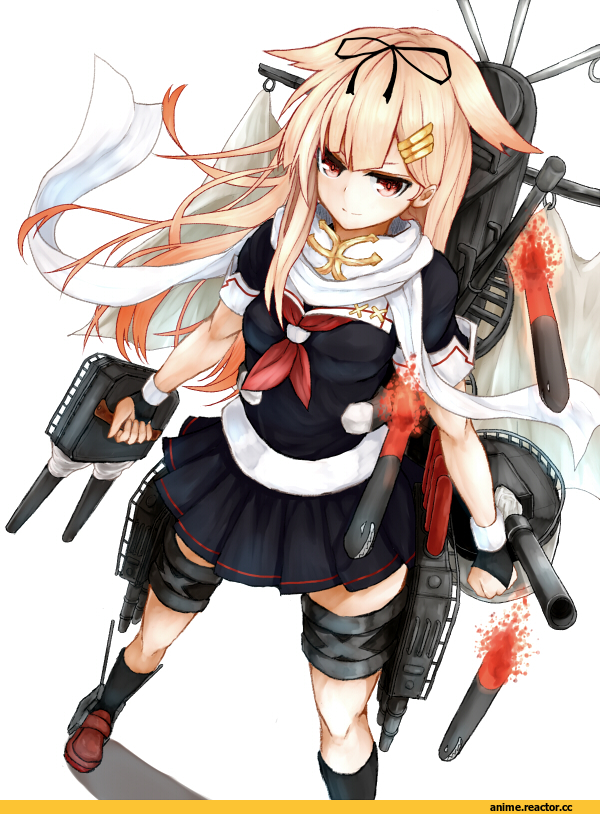 Kantai Collection, Yuudachi, azure luna, Anime