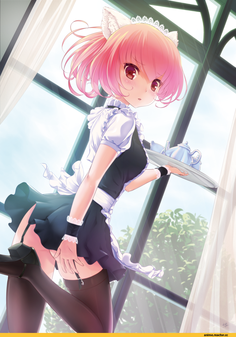 Anime Original, Anime Art, Maid, Animal Ears, kyo (kyo21413), nekomimi, Anime