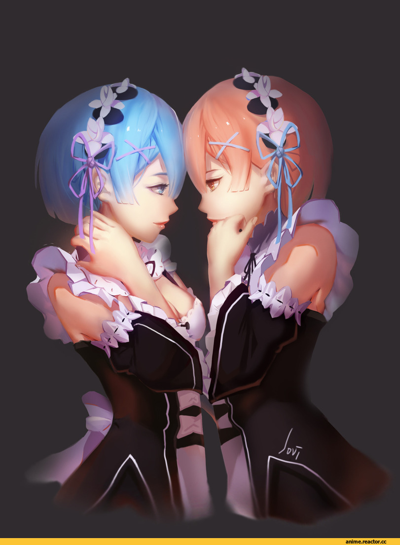 Re Zero Kara Hajimeru Isekai Seikatsu, Rem (re zero), Ram (Re Zero), Jovizoo, Anime
