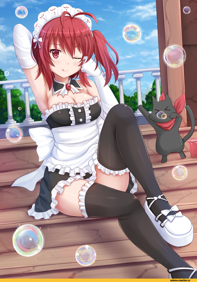 Kazenokaze, Anime Art, Maid, Anime