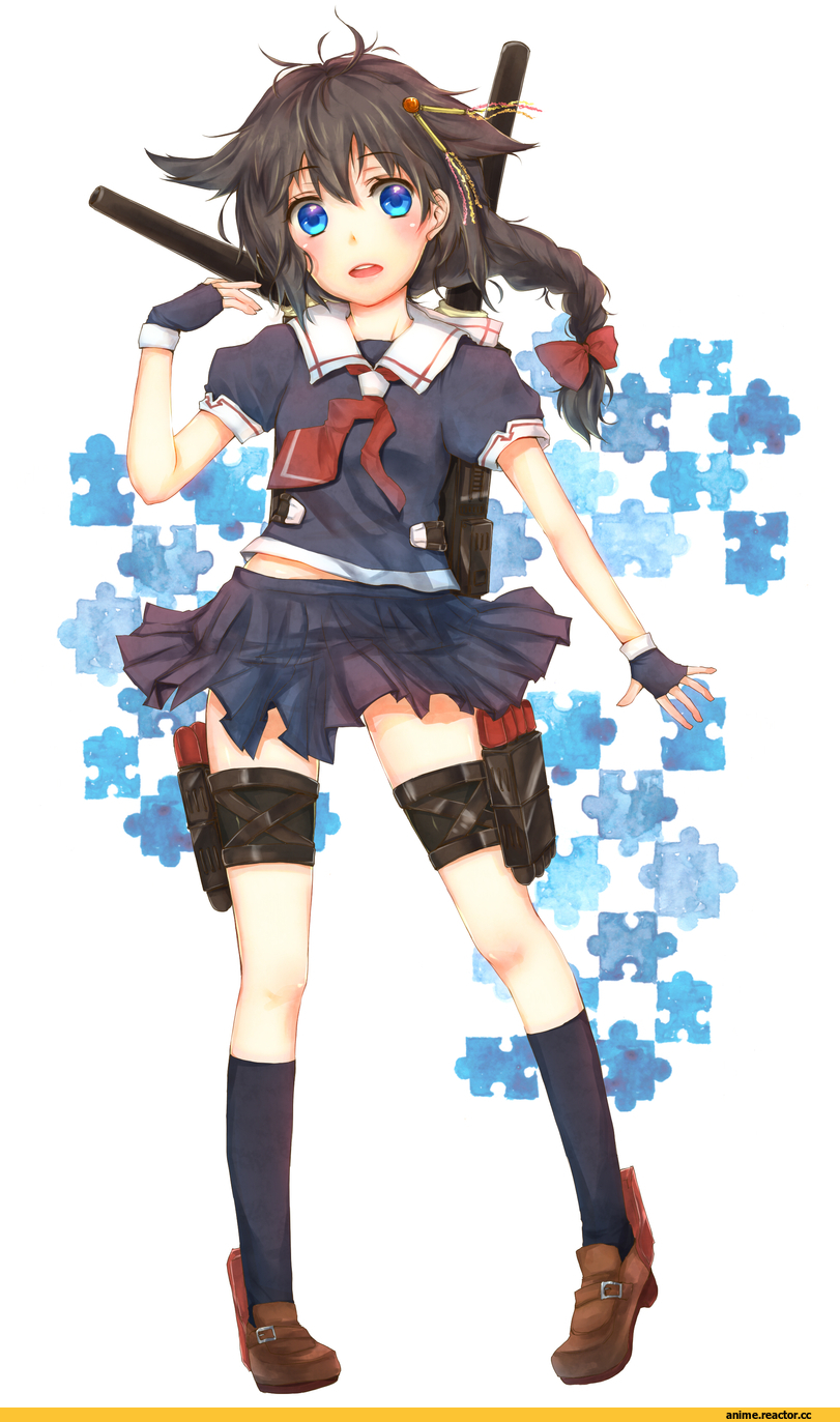 Kantai Collection, shigure, Опасные Няшки, Anime Няши, Anime