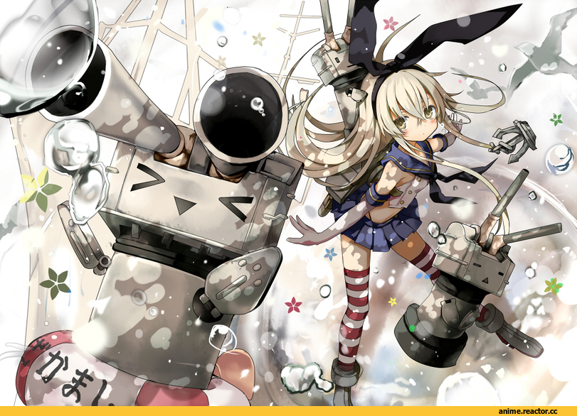 Shimakaze, Kantai Collection, dragonmaterial, Anime