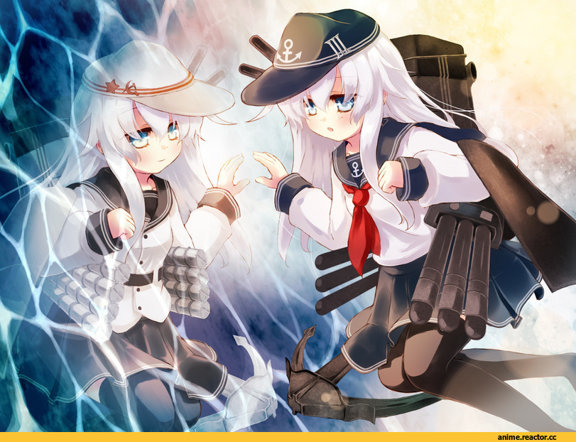 Kantai Collection, hibiki, Verniy, Anime