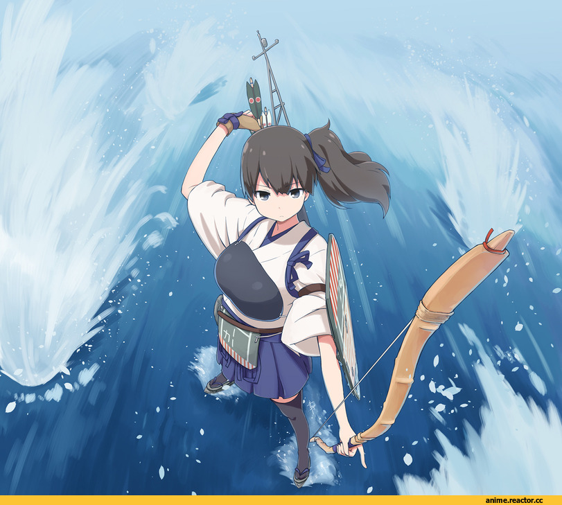 Kantai Collection, Kaga (Kantai Collection), kirigaya yuuji, Anime