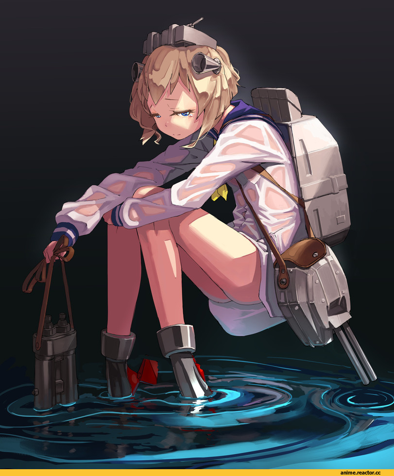 Kantai Collection, Yukikaze (Kantai Collection), автор yuki mura (fdg5w2f), Anime