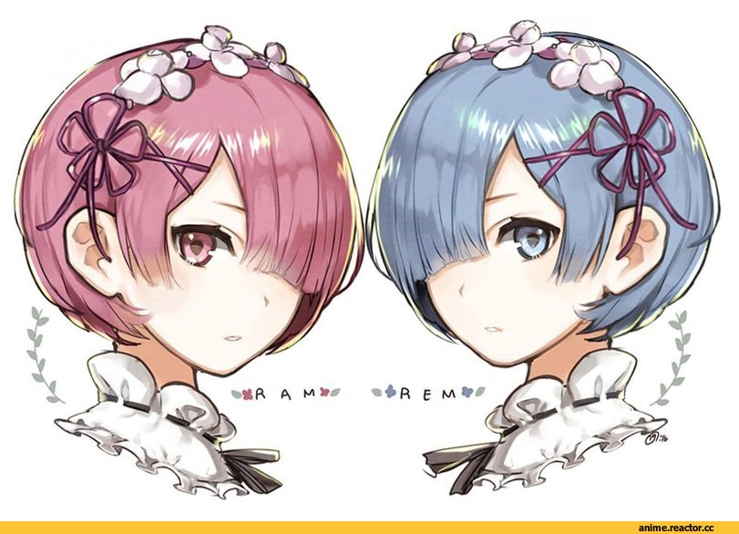 Ram (Re Zero), Re Zero Kara Hajimeru Isekai Seikatsu, Rem (re zero), naguri, Anime