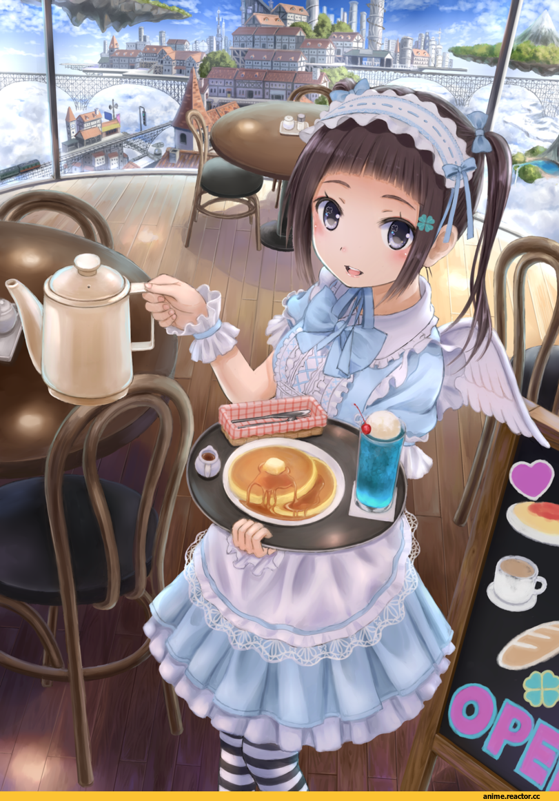 Anime Original, Anime Art, Maid, taka (tsmix), Anime