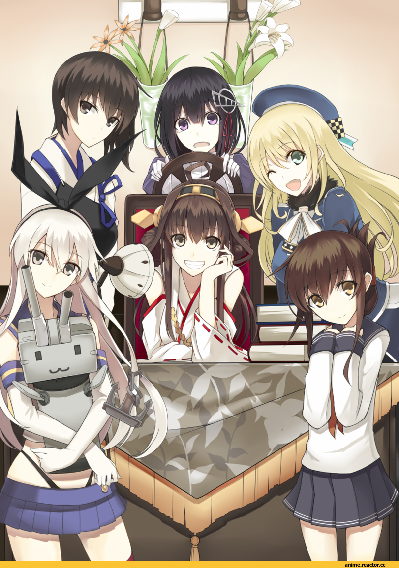 Shimakaze, Kantai Collection, Atago (Kantai Collection), Haguro, Inazuma (Kantai Collection), Kaga (Kantai Collection), Kongou (Kantai Collection), Anime