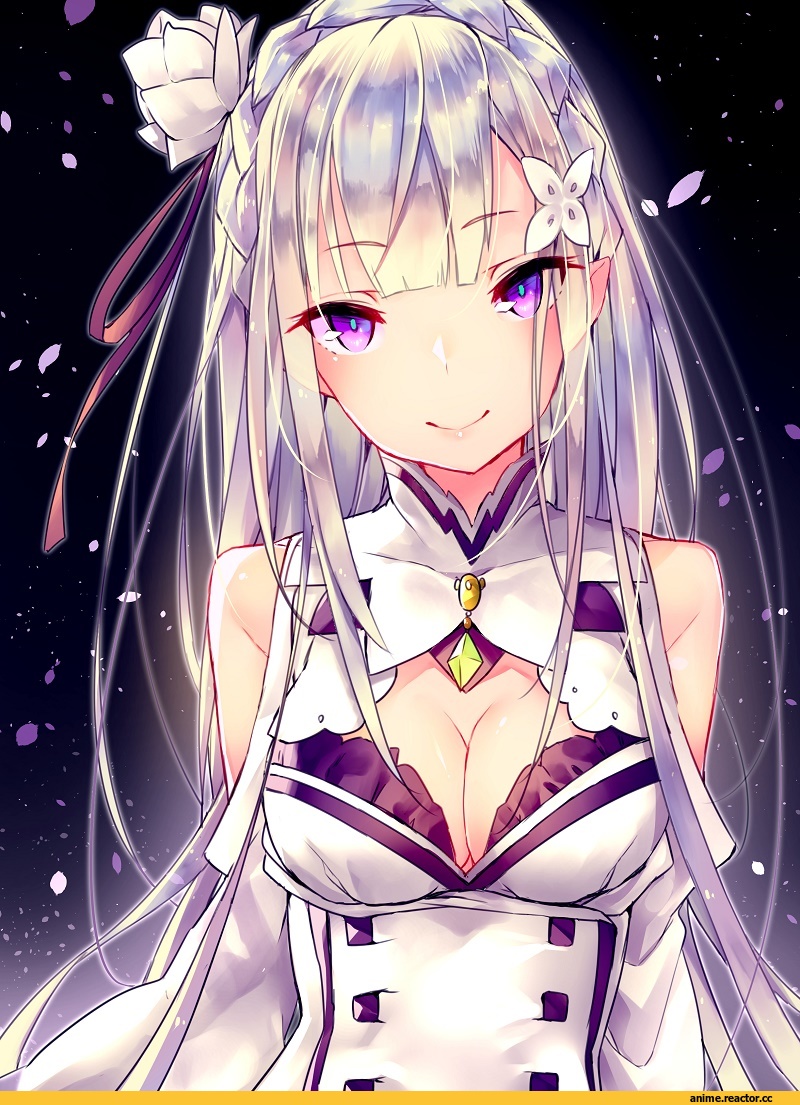 Emilia (re zero), jun project, Anime Art, Re Zero Kara Hajimeru Isekai Seikatsu, Anime
