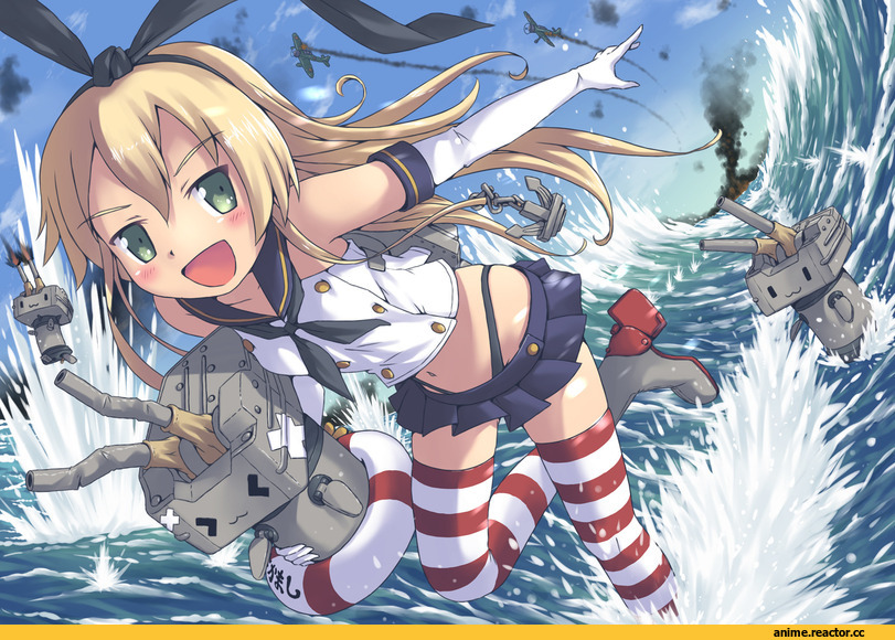 Shimakaze, Kantai Collection, Anime