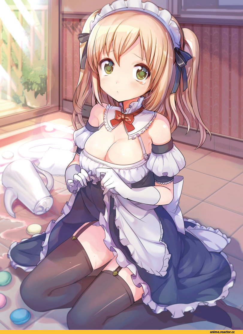 Anime Art, AO, a k o, Maid, Anime