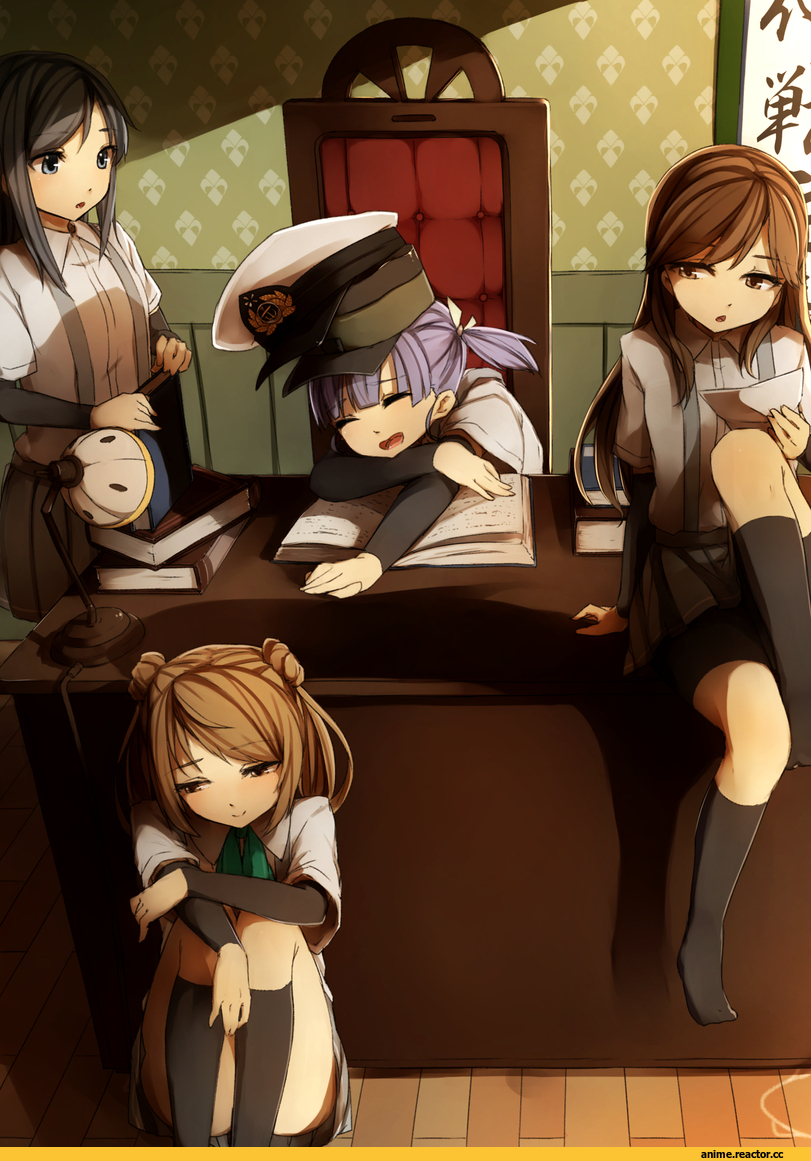 Kantai Collection, arashio, Asashio, kyouya (mukuro238, Arashio (Kantai Collection), Michishio (Kantai Collection), Ooshio (Kantai Collection), Anime