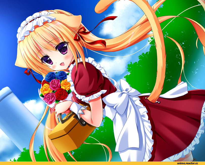 neko, Animal Ears, Anime Art, Maid, Anime