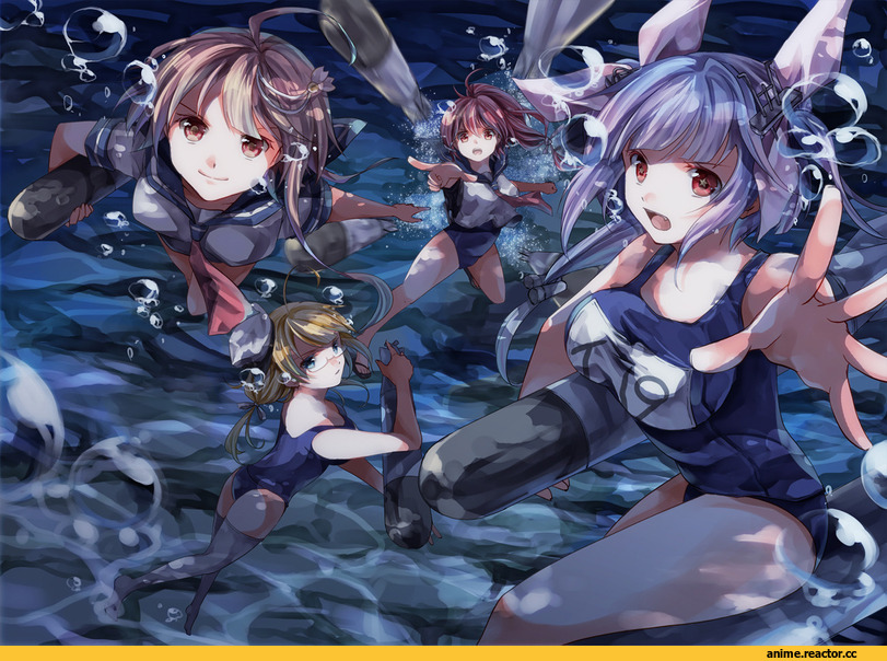 Kantai Collection, i-19 (kantai collection), i-168 (kantai collection), I-8, i-58 (kantai collection), Anime