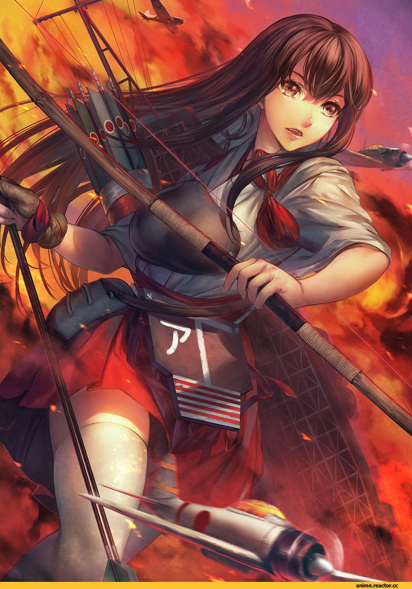 Kantai Collection, Akagi (Kantai Collection), Simosi, Anime