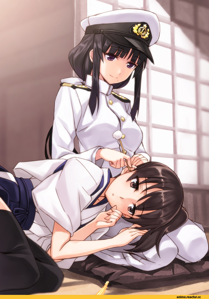 Kantai Collection, Kaga (Kantai Collection), Female Admiral (Kantai Collection), Anime
