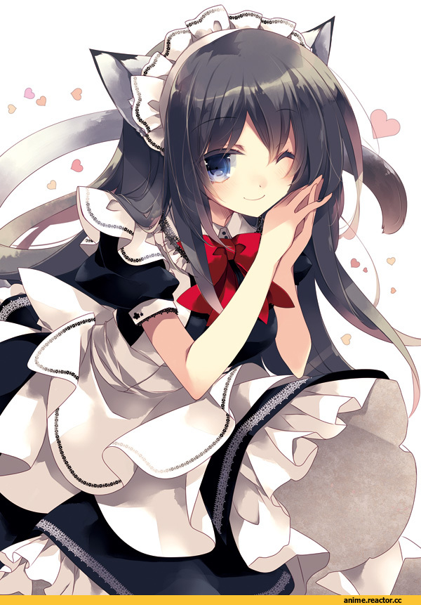 nekomimi, Animal Ears, Anime Art, Maid, Anime