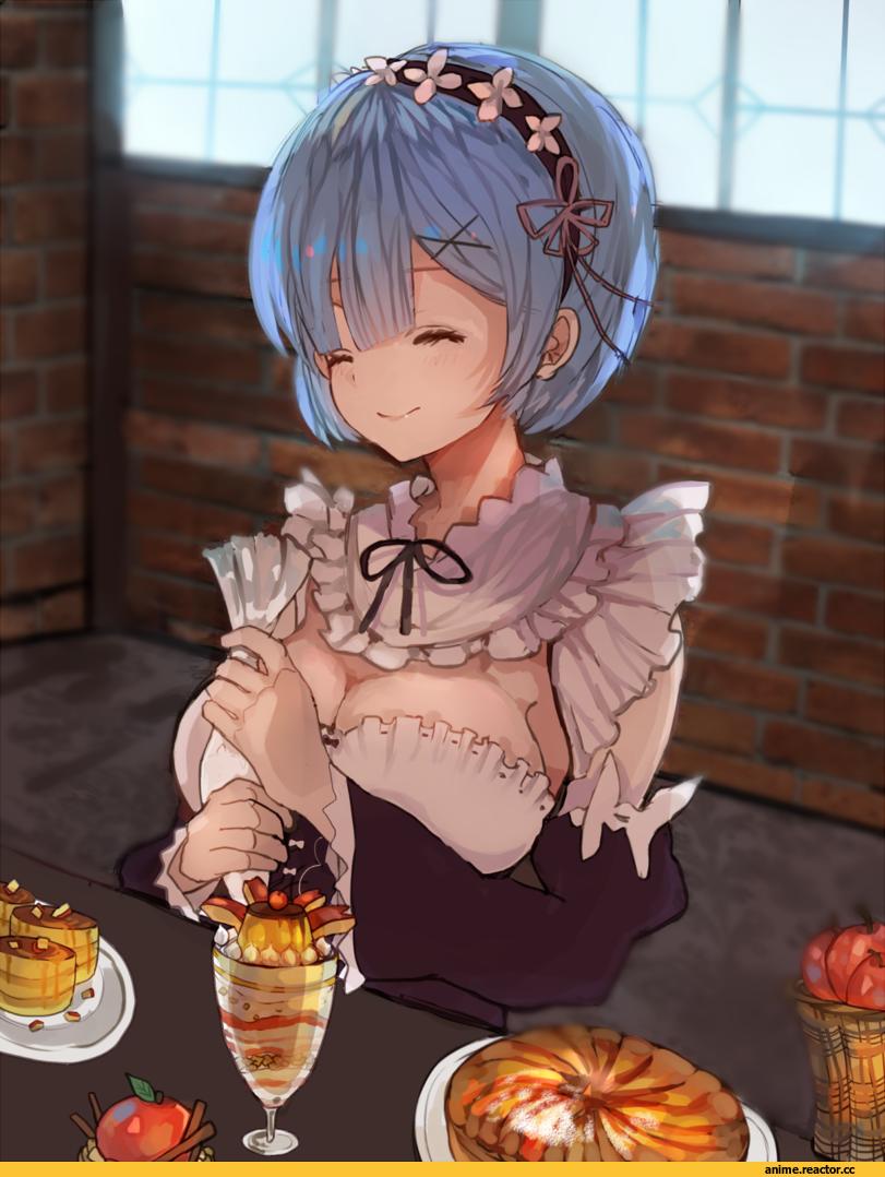Re Zero Kara Hajimeru Isekai Seikatsu, Rem (re zero), bou tuki, Anime