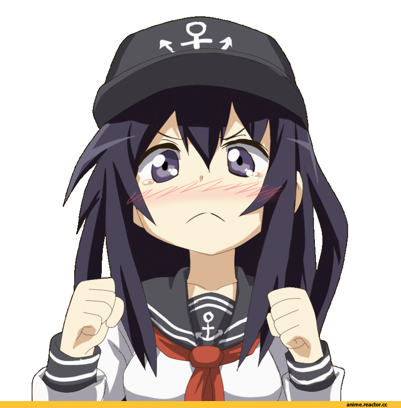 Anime Гифки, Kantai Collection, Akatsuki, hangaku, Anime
